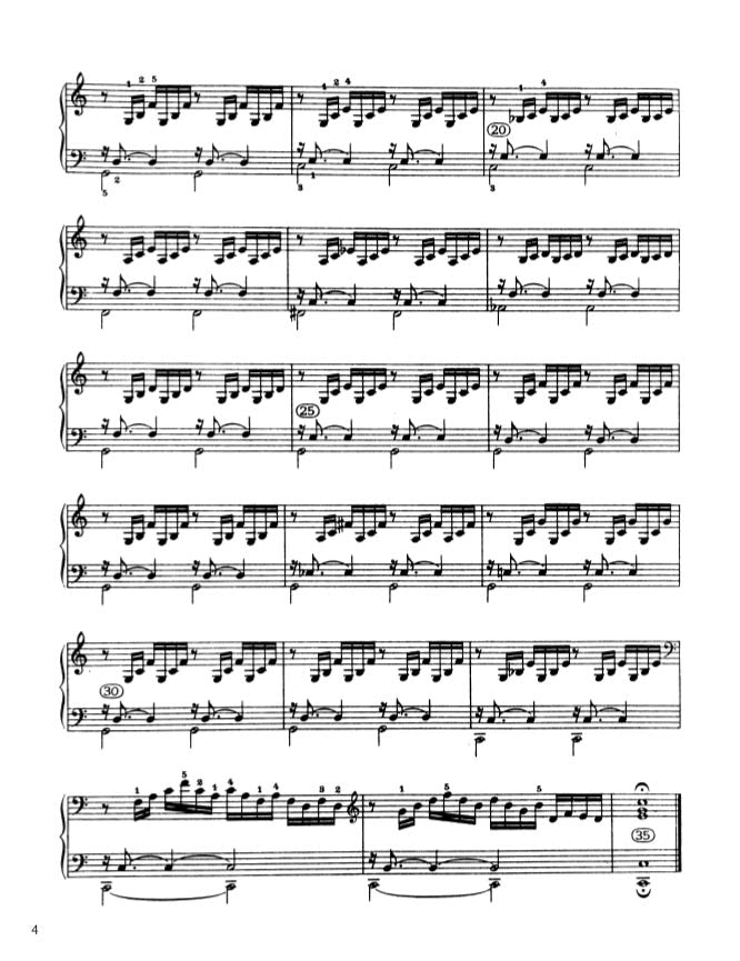 Bach - The Well-Tempered Clavier, Book I - No. 1 in C major, BWV 846 (PDF Sheet Music / Digital Download)