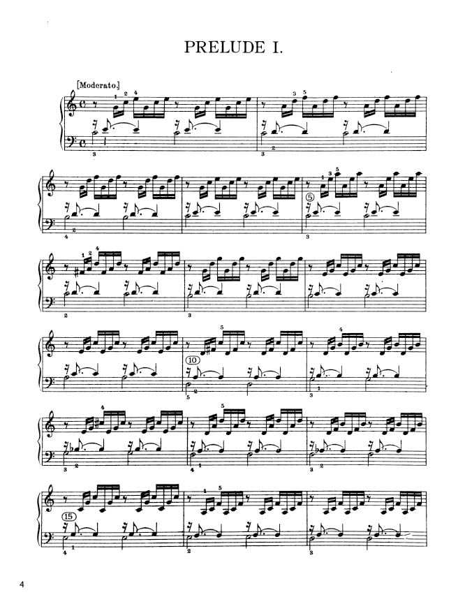 Bach - The Well-Tempered Clavier, Book I (PDF Sheet Music / Digital Download)
