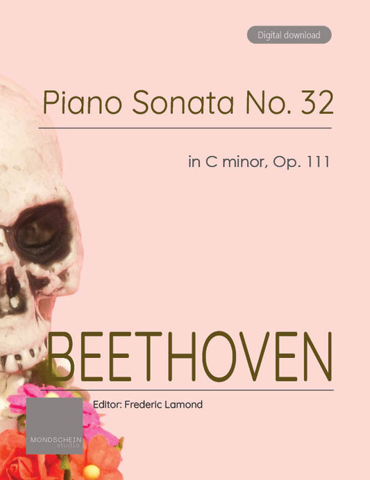 Beethoven - Piano Sonata No. 32, Op. 111 (PDF Sheet Music / Digital Download)