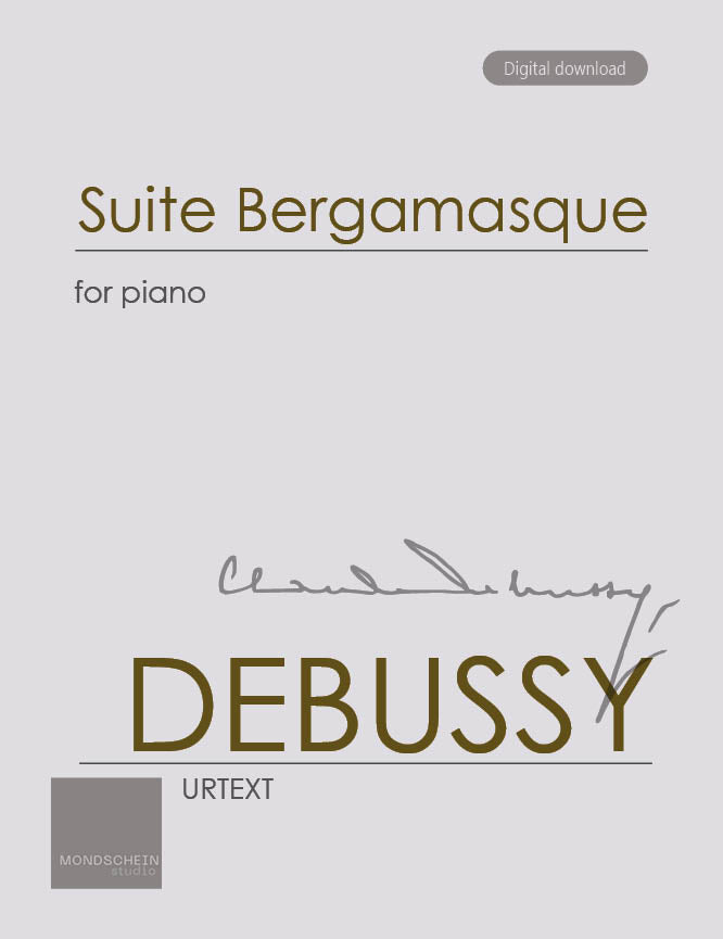 Debussy - Suite Bergamasque (PDF Digital Download | Printed Sheet Music)