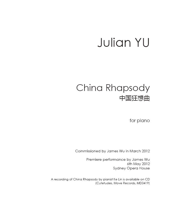 Yu - China Rhapsody