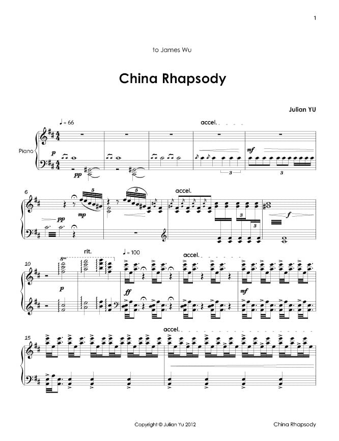 Yu - China Rhapsody