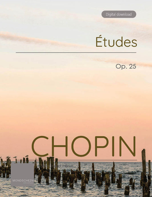 Chopin - Etude, Op. 25 (PDF Sheet Music / Digital Download)