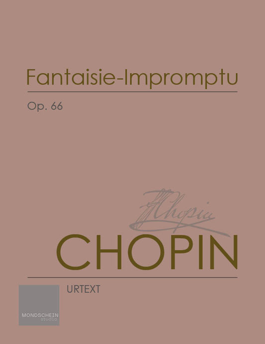 Chopin - Fantaisie-Impromptu, Op. 66 (PDF Digital Download | Printed Sheet Music)