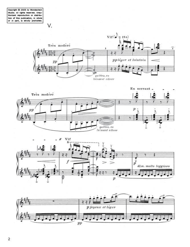 Debussy - Préludes, Book I - Les collines d'Anacapri (PDF Digital Download)