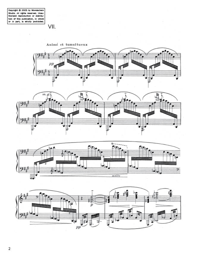 Debussy - Préludes, Book I - Ce qu'a vu le vent d'ouest (PDF Sheet Music / Digital Download)