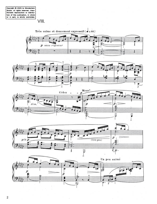 Debussy - Préludes, Book I - La fille aux cheveux de lin (PDF Sheet Music / Digital Download)