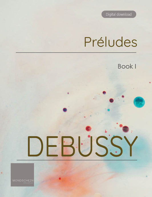 Debussy - Préludes, Book I (PDF Sheet Music / Digital Download)
