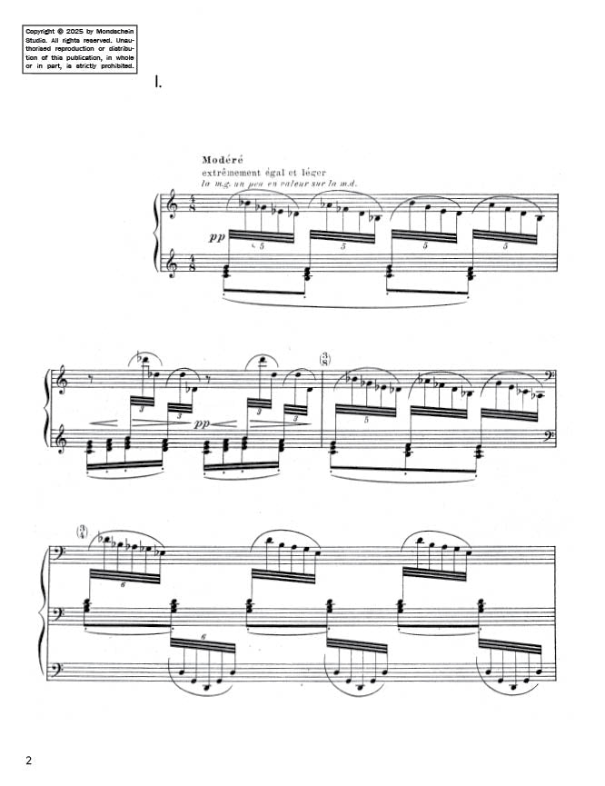 Debussy - Préludes, Book II - Brouillards (PDF Sheet Music / Digital Download)