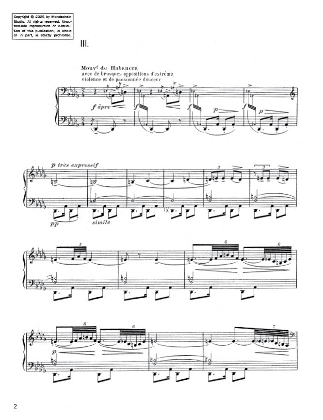 Debussy - Préludes, Book II - La puerta del Vino (PDF Sheet Music / Digital Download)