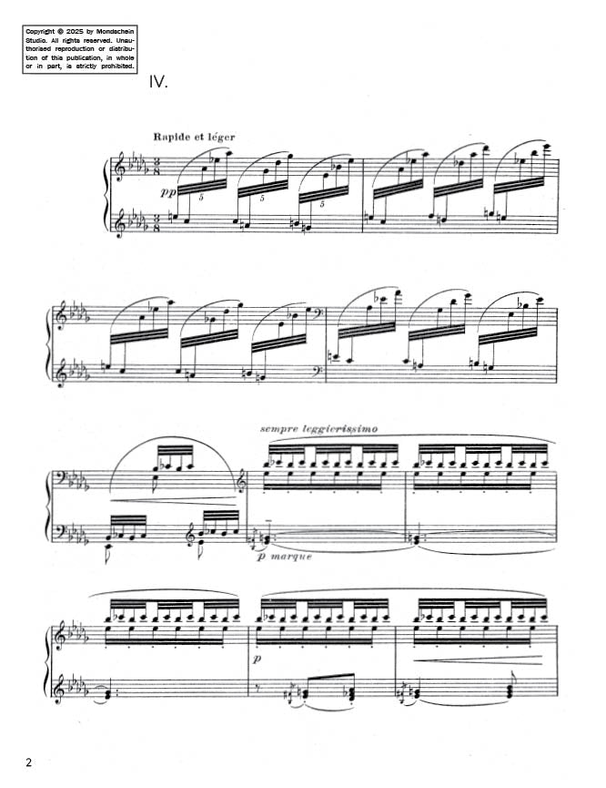 Debussy - Préludes, Book II - Les fées sont d'exquises danseuses (PDF Sheet Music / Digital Download)