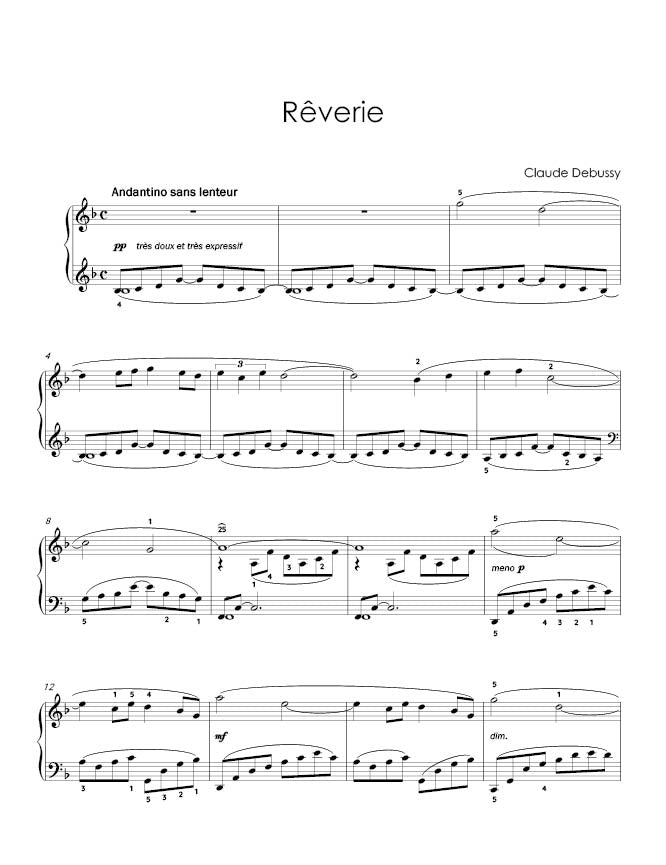 Debussy - Rêverie
