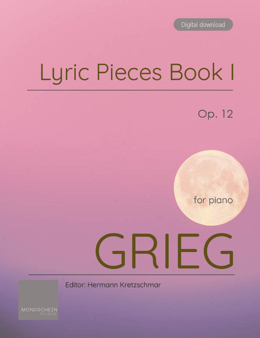 Grieg - Lyric Pieces Book I, Op. 12 (PDF Sheet Music / Digital Download)