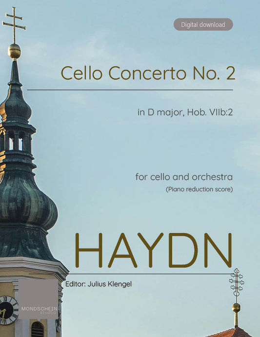 Haydn - Cello Concerto No. 2 in D major VIIb:2 (PDF Sheet Music / Digital Download)