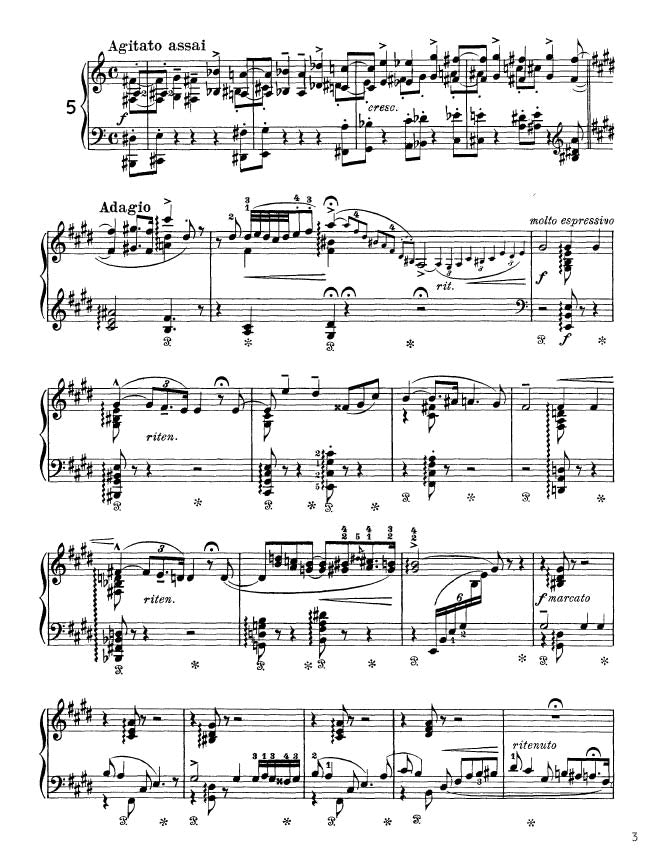 Liszt - Années de pèlerinage I - 5. Sonetto 104 del Petrarca (PDF Sheet Music / Digital Download)