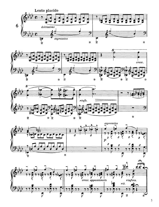 Liszt - Années de pèlerinage I - 6. Sonetto 123 del Petrarca (PDF Sheet Music / Digital Download)