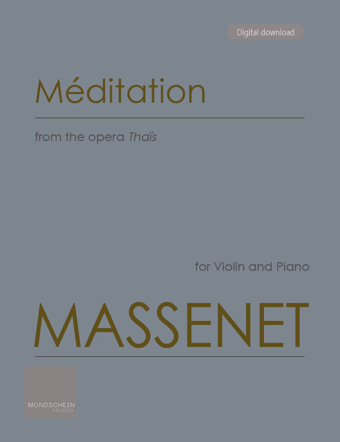 Massenet - Méditation for Violin and Piano