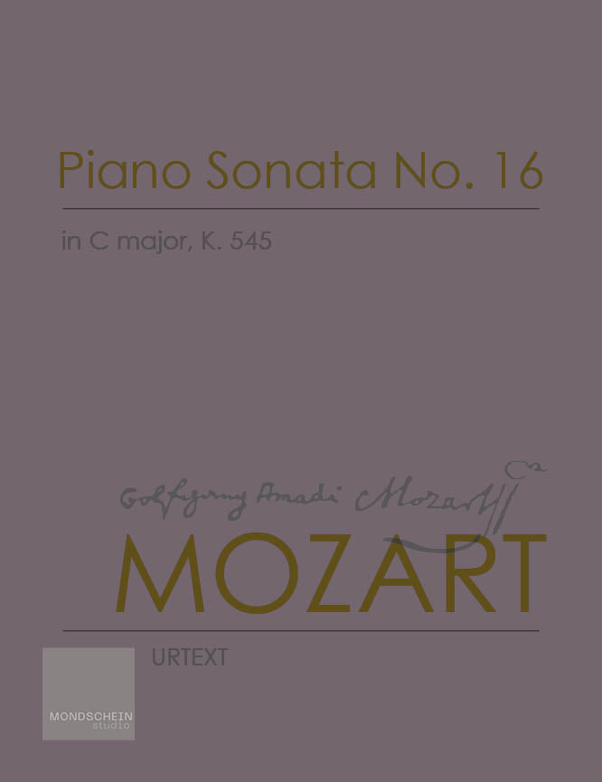 Mozart - Piano Sonata No. 16 in C major, K. 545