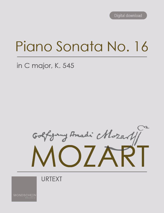 Mozart - Piano Sonata No. 16 in C major, K. 545