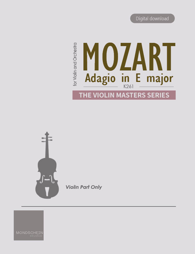 Mozart - Adagio in E major (The Violin Masters Series)