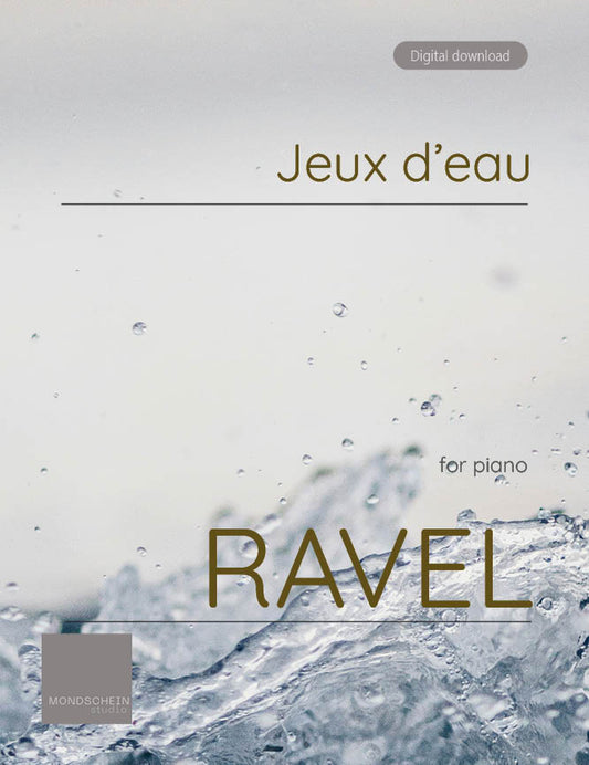 Ravel - Jeux d'eau (PDF Sheet Music / Digital Download)