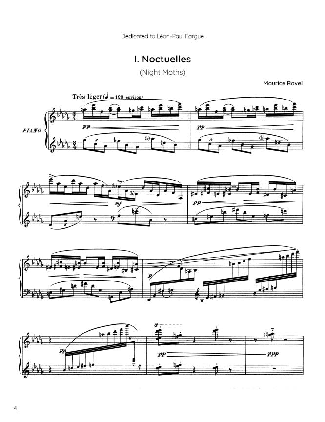 Ravel - Miroirs (PDF Sheet Music / Digital Download)
