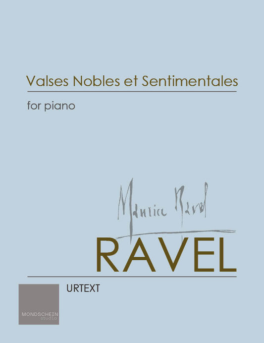 Ravel - Valses Nobles et Sentimentales (PDF Digital Download | Printed Sheet Music)