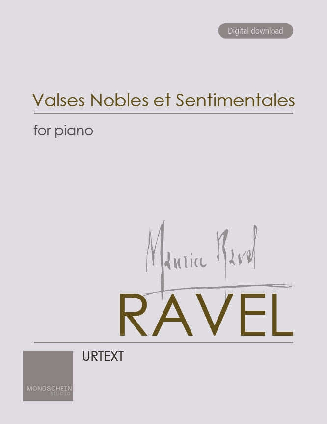Ravel - Valses Nobles et Sentimentales (PDF Digital Download | Printed Sheet Music)