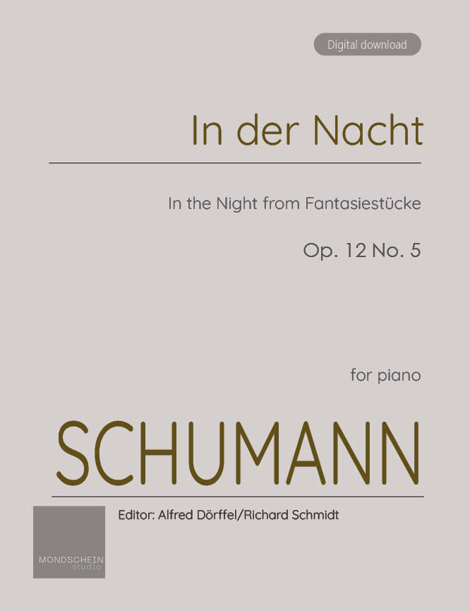 Schumann - In der Nacht (In the Night) from Fantasiestücke, Op. 12 No. 5 (PDF Sheet Music / Digital Download)