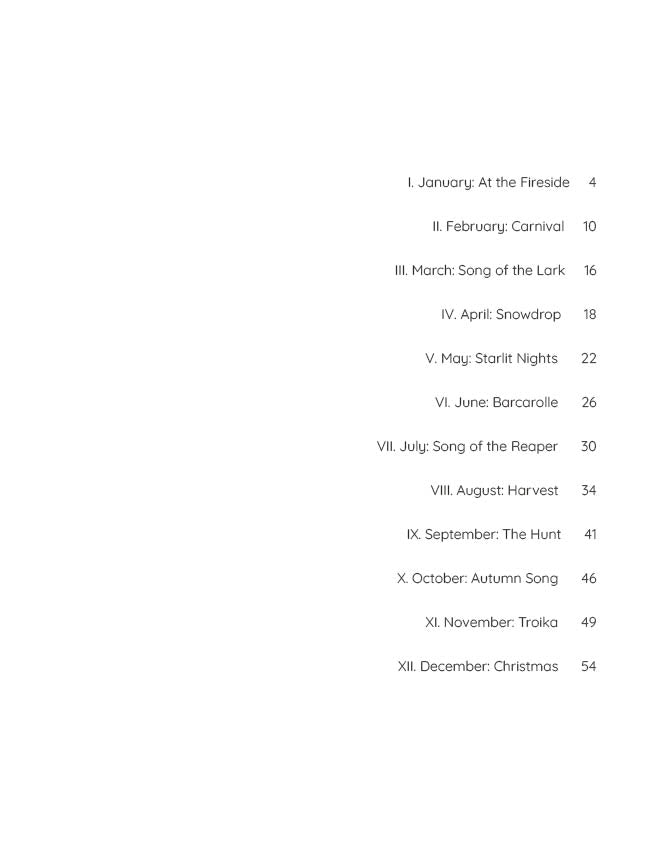 Tchaikovsky - The Seasons, Op. 37a (PDF Sheet Music / Digital Download)