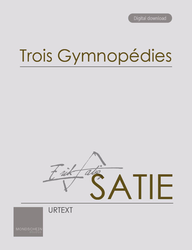 Satie - Trois Gymnopédies (PDF Digital Download | Printed Sheet Music)