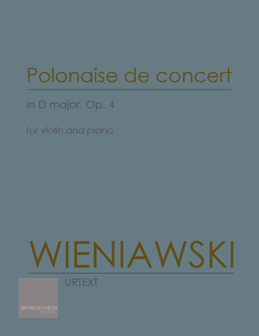 Wieniawski - Polonaise de concert, Op. 4