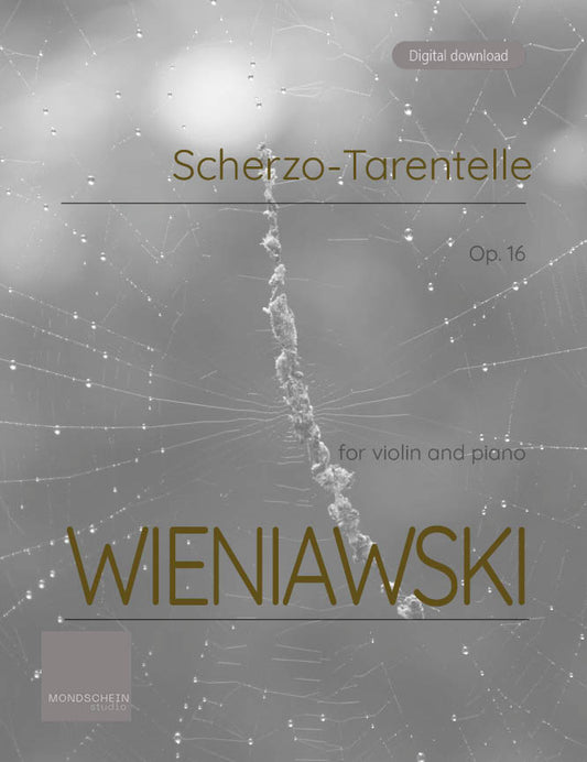 Wieniawski - Scherzo-Tarentelle, Op. 16 (PDF Sheet Music / Digital Download)