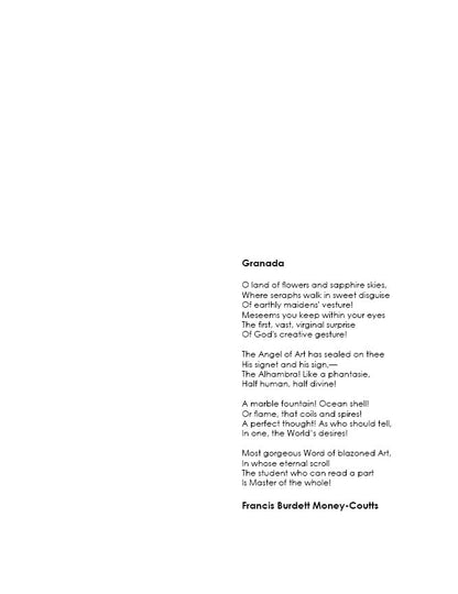 Albéniz -  La Vega from The Alhambra, Suite for Piano (PDF Sheet Music / Digital Download)
