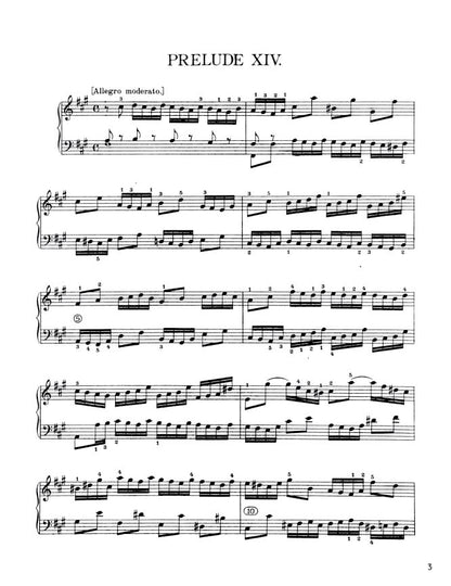 Bach - The Well-Tempered Clavier, Book I - No. 14 in F-sharp minor, BWV 859 (PDF Sheet Music / Digital Download)
