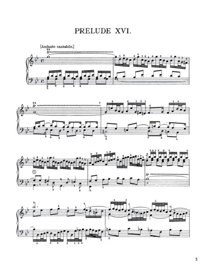 Bach - The Well-Tempered Clavier, Book I - No. 16 in G minor, BWV 861 (PDF Sheet Music / Digital Download)