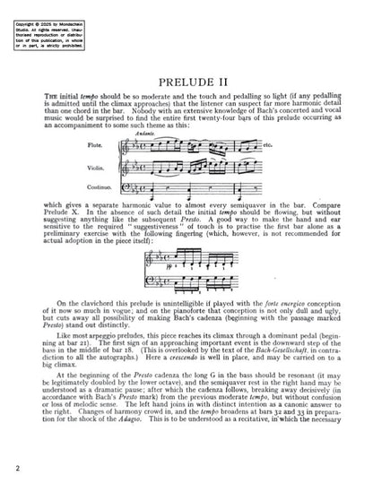 Bach - The Well-Tempered Clavier, Book I - No. 2 in C minor, BWV 847 (PDF Sheet Music / Digital Download)