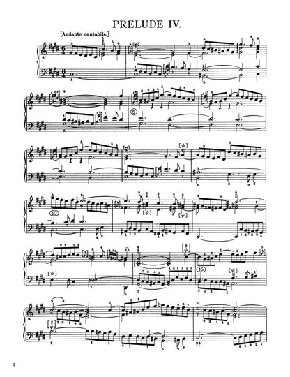 Bach - The Well-Tempered Clavier, Book I - No. 4 in C-sharp minor, BWV 849 (PDF Sheet Music / Digital Download)