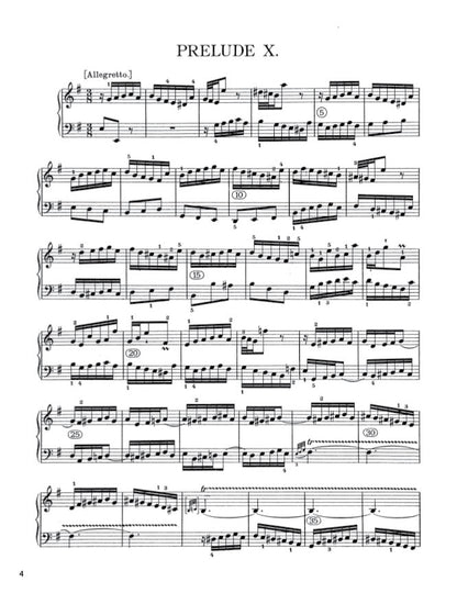 Bach - The Well-Tempered Clavier, Book II - No. 10 in E minor, BWV 879 (PDF Digital Download)