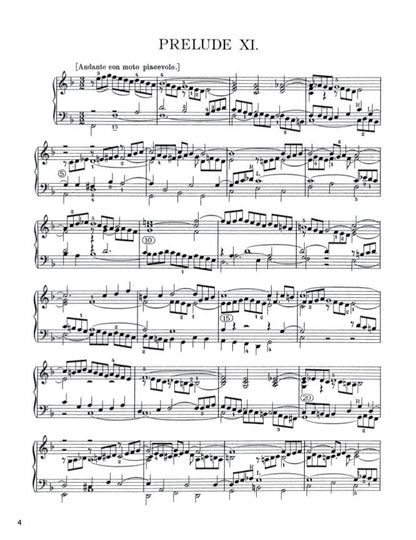 Bach - The Well-Tempered Clavier, Book II - No. 11 in F major, BWV 880 (PDF Digital Download)
