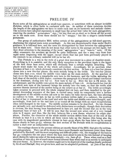 Bach - The Well-Tempered Clavier, Book II - No. 4 in C-sharp minor, BWV 873 (PDF Digital Download)