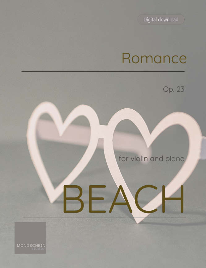 Beach - Romance, Op. 23 (PDF Sheet Music / Digital Download)