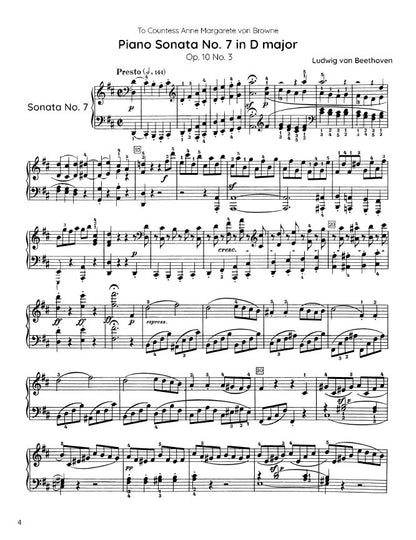 Beethoven - Piano Sonata No. 7, Op. 10 No. 3 (PDF Digital Download)
