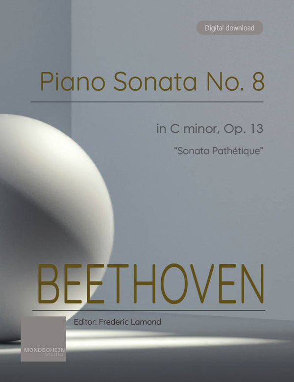 Beethoven - Piano Sonata No. 8, Op. 13, "Pathétique" (PDF Sheet Music ...