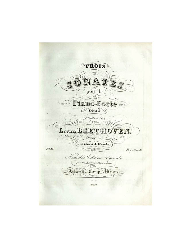 Beethoven - Piano Sonata No. 3, Op. 2 No. 3 (PDF Digital Download)