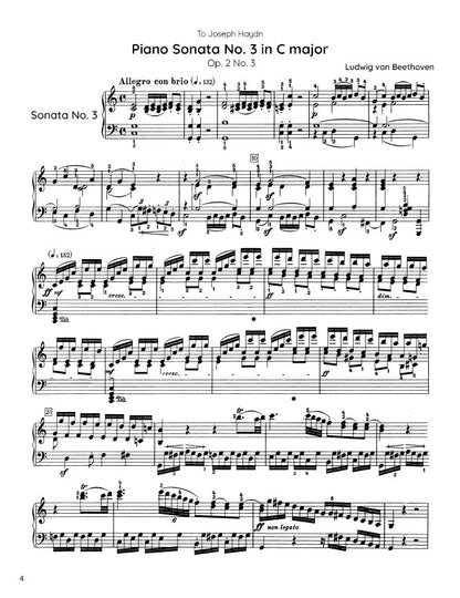 Beethoven - Piano Sonata No. 3, Op. 2 No. 3 (PDF Digital Download)