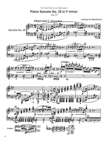 Beethoven - Piano Sonata No. 23, Op. 57 "Appassionata" (PDF Sheet Music / Digital Download)