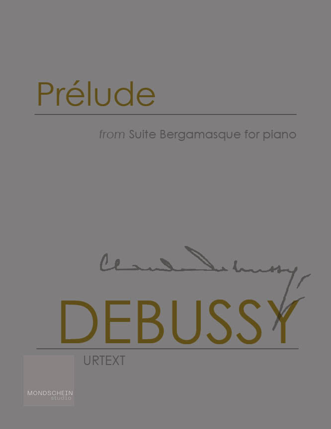 Debussy - Prélude from Suite Bergamasque (PDF Digital Download | Printed Sheet Music)