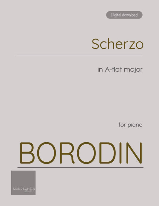 Borodin - Scherzo in A-flat major (PDF Sheet Music / Digital Download)