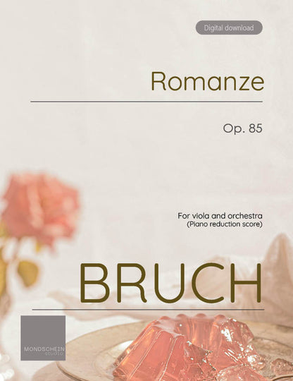 Bruch - Romanze, Op. 85 (PDF Sheet Music / Digital Download)